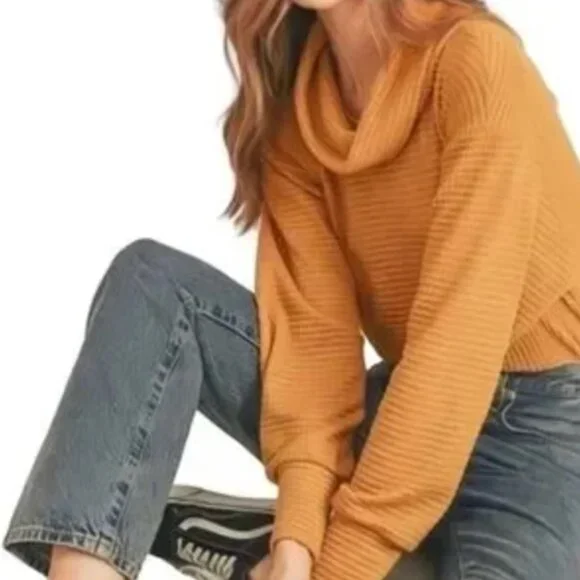 Free People Juicy Long-Sleeve Top, Canyon Moon, Small, NWT - Picture 5 of 6